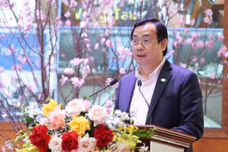 Ông Nguyễn Trùng Khánh, Tổng cục trưởng Tổng cục Du lịch phát biểu tại hội thảo. (Ảnh: Bộ Văn hóa, Thể thao và Du lịch). 