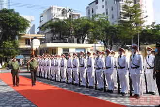 Bộ trưởng Công an Tô Lâm thăm, làm việc tại Công an thành phố Đà Nẵng.