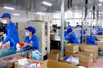 Thực hiện tốt chính sách bảo hiểm xã hội, nhiều doanh nghiệp ở Sóc Trăng vẫn duy trì ổn định sản xuất trong thời gian dịch Covid-19 bùng phát.