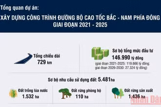 Tổng quan dự án đường cao tốc bắc - nam phía đông giai đoạn 2021-2025