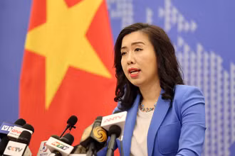 Người phát ngôn Bộ Ngoại giao Lê Thị Thu Hằng. (Ảnh: Bộ Ngoại giao)