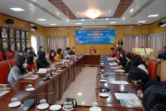 Liên hiệp các tổ chức hữu nghị Việt Nam gặp gỡ báo chí nhân dịp Xuân Nhâm Dần 2022. (Ảnh: ĐINH TRƯỜNG)