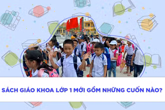 [Infographic] Sách giáo khoa lớp 1 mới gồm những cuốn nào?