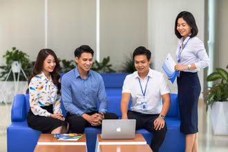 VNPT giới thiệu sản phẩm đạt Giải thưởng Công nghệ thông tin thế giới tới khách hàng.