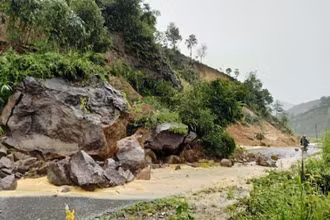 Cảnh báo lũ quét, sạt lở đất do mưa lớn ở vùng núi phía bắc. (Ảnh minh họa)