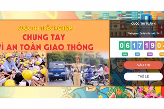 Gần 7.000 trả lời đúng 10 câu hỏi thi “Chung tay vì an toàn giao thông” tuần thứ ba