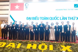 Ra mắt Ban Thường vụ Hội Kiến trúc sư khóa 10.