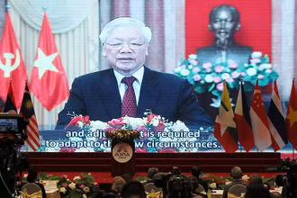Tổng Bí thư, Chủ tịch nước Nguyễn Phú Trọng phát biểu trực tuyến chào mừng Đại hội đồng AIPA 41.