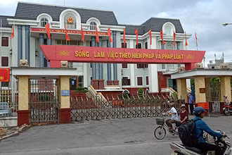 Tòa án nhân dân tỉnh Thái Bình, nơi diễn ra phiên xét xử.