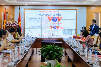Đài Tiếng nói Việt Nam họp báo công bố bộ nhận diện mới và ra mắt Hệ thống Nội dung số VOVlive.