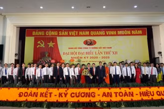 Ban Chấp hành Đảng bộ Tổng Công ty Đường sắt nhiệm kỳ 2020-2025.