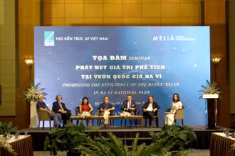 Tọa đàm khoa học Phát huy giá trị các phế tích tại Vườn quốc gia Ba Vì.