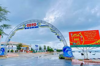 Khu vực Cầu cảng Cô Tô.