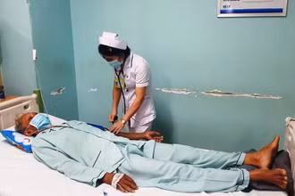 Bệnh nhân H. sau khi hồi phục, đang tiếp tục được điều trị tại Bệnh viện đa khoa tỉnh Đồng Nai.