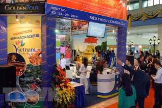 Hội chợ du lịch quốc tế Hà Nội 2019 (Ảnh: TTXVN)