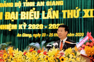 Đồng chí Võ Văn Thưởng, Ủy viên Bộ Chính trị, Bí thư T.Ư Đảng, Trưởng Ban Tuyên giáo T.Ư dự và chỉ đạo đại hội.