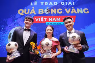 Những gương mặt xuất sắc nhất bóng đá Việt Nam trong năm 2021. (Ảnh: VFF)
