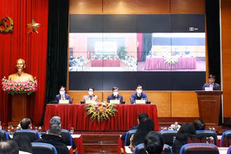 Toàn cảnh buổi họp báo năm Du lịch Quốc gia–Quảng Nam 2022. (Ảnh: HÀ THÚY)