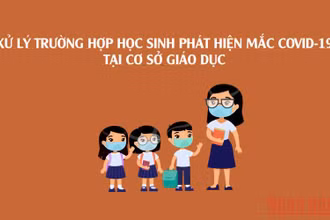 Các bước xử lý khi phát hiện học sinh mắc Covid-19 tại cơ sở giáo dục