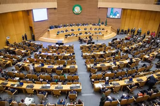 Quang cảnh Hội nghị thượng đỉnh Liên minh châu Phi (AU) ở Addis Ababa, Ethiopia ngày 5/2/2022. (Ảnh: THX/TTXVN)