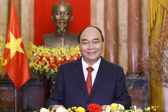 Chủ tịch nước Nguyễn Xuân Phúc. (Ảnh: TTXVN)