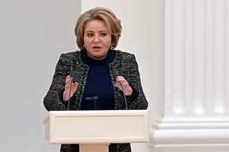 Chủ tịch Thượng viện Nga Valentina Matvienko. (Ảnh: Reuters)