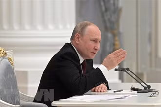 Tổng thống Nga Vladimir Putin. (Ảnh: AFP/TTXVN)