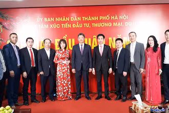 Phó Chủ tịch UBND TP Hà Nội Nguyễn Mạnh Quyền tại buổi làm việc với HPA ngày 7/2.