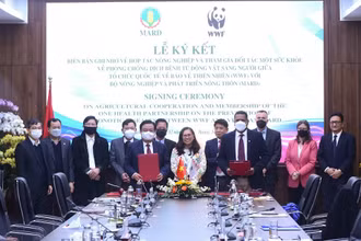 WWF ký kết hợp tác với Bộ Nông nghiệp và Phát triển nông thôn.