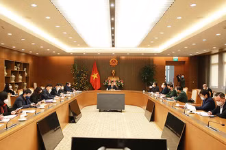 Toàn cảnh cuộc họp. (Ảnh: VGP) 