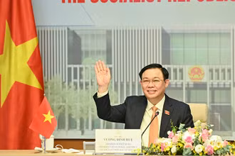 Chủ tịch Quốc hội Vương Đình Huệ.