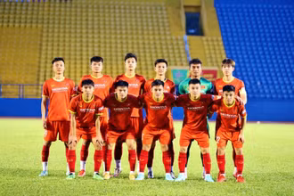 Tuyển U23 Việt Nam tham dự Giải vô địch U23 Đông Nam Á với hầu hết là các cầu thủ U21. (Ảnh: VFF)