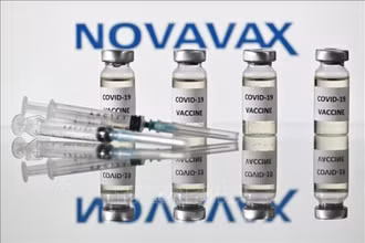 Hình minh họa vaccine phòng Covid-19 của hãng dược Novavax. (Ảnh: AFP/TTXVN)