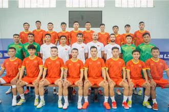 ĐT futsal Việt Nam tập trung tham dự giải Đông Nam Á và châu Á 2022. (Ảnh: VFF)