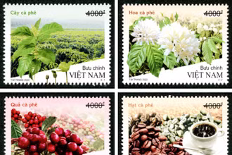 Bộ tem "Cây cà phê".