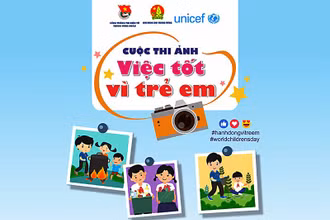 Phát động thi ảnh "Việc tốt vì trẻ em"