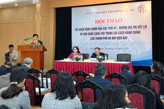 Quang cảnh hội thảo ngày 20-10.