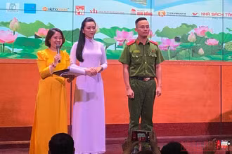 Hai thí sinh đoạt giải Đại sứ Văn hóa đọc năm 2020.