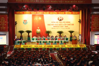 Toàn cảnh phiên bế mạc Đại hội.