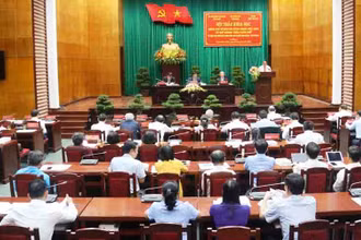 Toàn cảnh lễ kỷ niệm 100 năm Ngày sinh đồng chí Tố Hữu (4-10-1920 - 4-10-2020). 