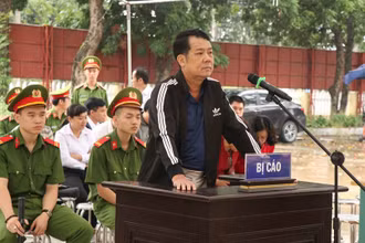 Bị cáo Sướng tại phiên tòa.