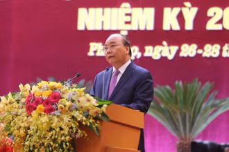 Thủ tướng Nguyễn Xuân Phúc phát biểu chỉ đạo Đại hội.