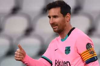 Lionel Messi đang vui trở lại.