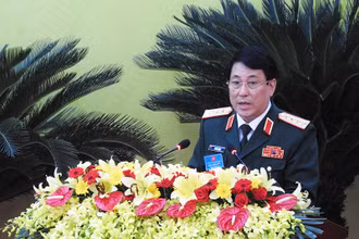 Đại tướng Lương Cường phát biểu ý kiến chỉ đạo tại Đại hội.