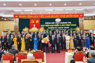 Ban Chấp hành Đảng bộ tỉnh Quảng Trị khóa 17, nhiệm kỳ 2020 - 2025.
