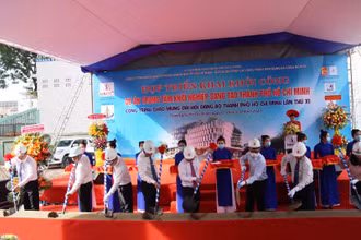 Lễ khởi công dự án Trung tâm Khởi nghiệp sáng tạo TP  Hồ Chí Minh.