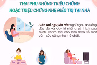 Một trang trong Sổ tay chăm sóc sức khỏe thai phụ trong dịch Covid-19