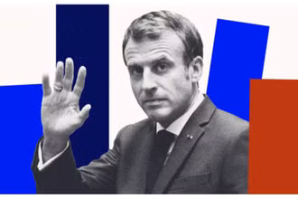 Tổng thống Emmanuel Macron chính thức ra tranh cử nhiệm kỳ 2. (Ảnh: Le Monde)