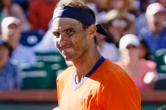 Nadal bại trận ở chung kết Indian Wells Masters. (Nguồn: AP)