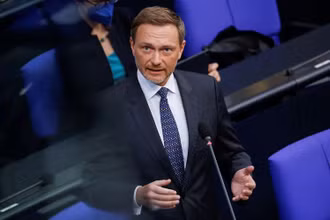 Bộ trưởng Tài chính Đức Christian Lindner. (Ảnh: Reuters)